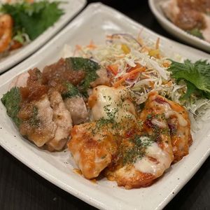 corichucoonの作ってみた!投稿(焼き鳥屋さんのあの味♪鶏むね肉のしそ巻き梅肉ソース)
