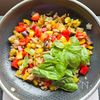 【夏野菜が主役のガパオライス】おうち調味料で簡単本格!の工程3