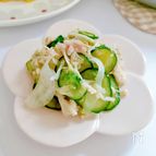 味つけ楽ちん【さっぱり♡きゅうりとえのきのペッパーツナ和え】
