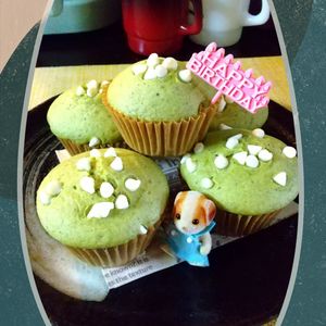 チョロリスの作ってみた!投稿(HM抹茶ホワイトチョコマフィン【#簡単#手作りおやつ】)