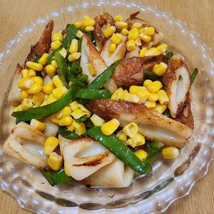 ナムディの作ってみた!投稿(簡単！ピーマンとちくわのバター醤油炒め)