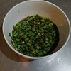 豚こま肉のニラだれがけの工程1