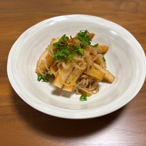 こむぎの作ってみた!投稿(【さつま揚げと白滝のきんぴらポン酢】簡単時短で作り置きも)