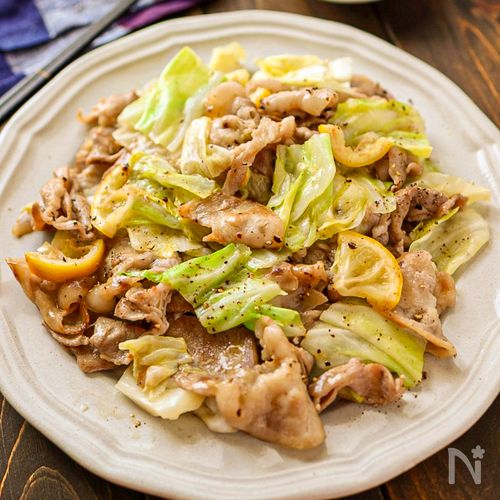 【豚バラとキャベツの塩だれレモン】娘が大絶賛した味♡
