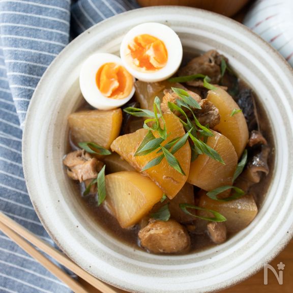 『味しみ！大根と鶏肉のオイスター煮込み』＃ご飯がすすむ