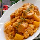 絶品！＊鶏肉のトマトクリームカレー煮＊