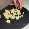 じゅわっとジューシー柔らか【ゴロゴロ茄子の豚こまボール】の下準備