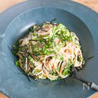 夏でも食べやすい！豆腐明太クリームパスタ