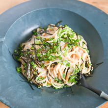 夏でも食べやすい！豆腐明太クリームパスタ