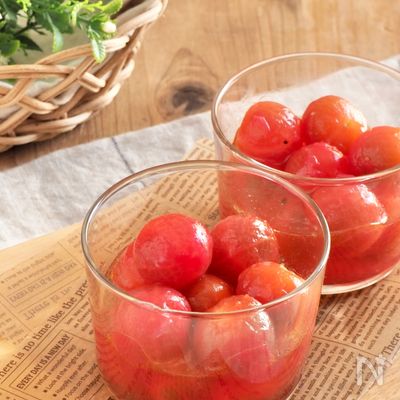即完売！トマトのハニーマリネ