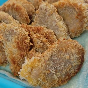 ぽんちゃんの作ってみた!投稿(【ヒレカツ】噛んだ瞬間ザクッと！お肉やわらか！衣はがれない！)