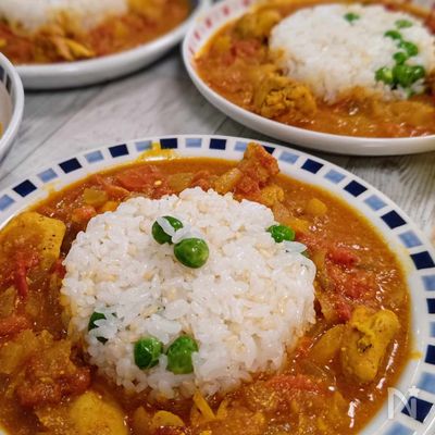 【薬膳トマトチキンカレー】夏バテ解消におすすめ！