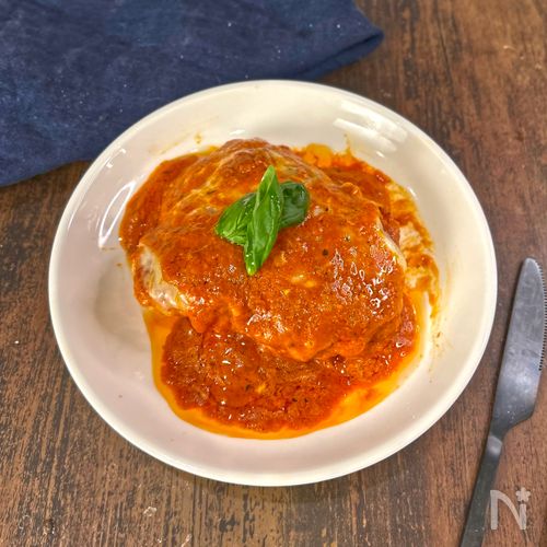 【ピザ風チキン】鶏もも肉のイタリアンガッツリアレンジ