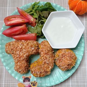 しめかずの作ってみた!投稿(油で揚げない！技アリ♪かぼちゃコロッケ)