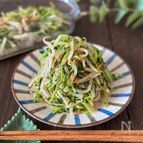 さっぱり爽やか♡【もやしと豆苗の青じそナムル】