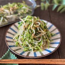 さっぱり爽やか♡【もやしと豆苗の青じそナムル】