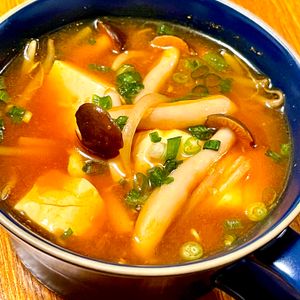 michuの作ってみた!投稿(煮るだけ絶品！【きのこともやしのスンドゥブ風豆腐スープ】)