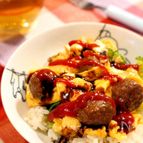 好き嫌いさんの3分！ミートボール丼