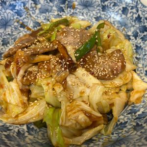 さねやんの作ってみた!投稿(包丁いらず♪オール1の黄金比率de『豚バラキャベツの回鍋肉』)