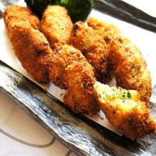 ジャガイモ無し塩鱈玉ねぎクリームコロッケ