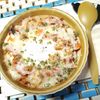 M＊Pの作ってみた!投稿(ミネストローネアレンジで２度美味しい♡簡単トマト風味ドリア♡)
