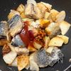 【ご飯爆食い必須⭐︎サバと大根じゃがのヤンニョム風】の工程5