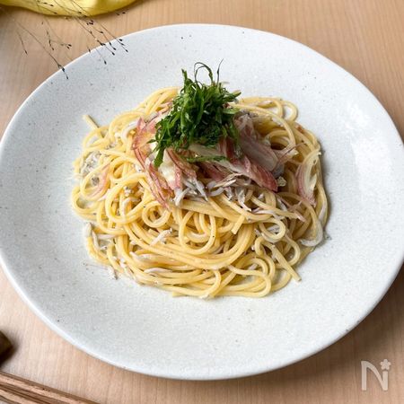 しらすと梅の薬味たっぷりパスタ By Ai Kitchen レシピサイト Nadia ナディア プロの料理家のおいしいレシピ しらすと梅の薬味たっぷりパスタ By Ai Kitchen レシピサイト Nadia ナディア プロの料理家のおいしいレシピ