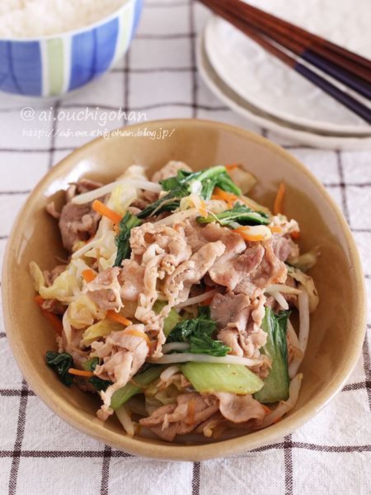 亜麻仁と野菜の炒め物レシピ