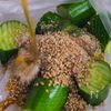 【５分だけ】蛇腹きゅうりの胡麻塩和えの工程4