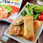 混ぜ込んで包むだけ！揚げない絶品お手軽春巻き