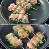 【オクラの梅しそ豚バラ巻き串焼き】手軽に居酒屋気分♪の工程3