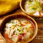 身体ぽっかぽか♪
豚肉と大根のかにあんかけ