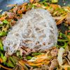 切り落とし牛肉で【チャプチェ】韓国春雨を使って作りました。の工程4