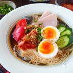 【大人気！焼肉屋さんの冷麺風そうめん】汁まで完食