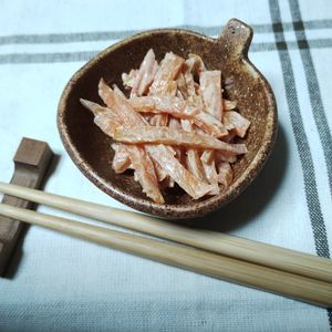 M＊Pの作ってみた!投稿(【お弁当副菜】お弁当の彩りに♪人参の明太マヨサラダ)