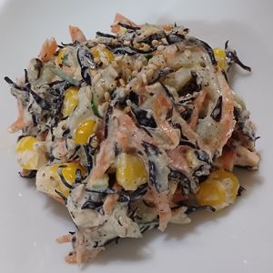 1バーバミーの作ってみた!投稿(【ひじきのごまマヨサラダ】栄養満点！作り置きにも◎)