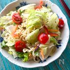 塩ラーメンでタイ風サラダ麺「ヤム・ママー」