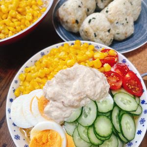 あねごりの作ってみた!投稿(子供が喜ぶ♡『ツナマヨそうめん』)