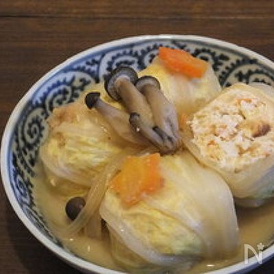 トロふわウマ♪鮭のロール白菜