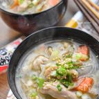 身体の芯から温まる♪『ホッとする』出汁の旨味たっぷりな鶏汁