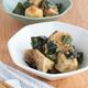 レンジで簡単！さといもとわかめのごまポン和え