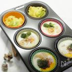 ブロッコリーとむきえびのココットエッグ