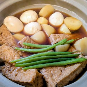 39821の作ってみた!投稿(厚揚げと玉子のシンプル煮物)