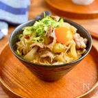 軽めなのにちゃんと満足【しらたき牛丼】