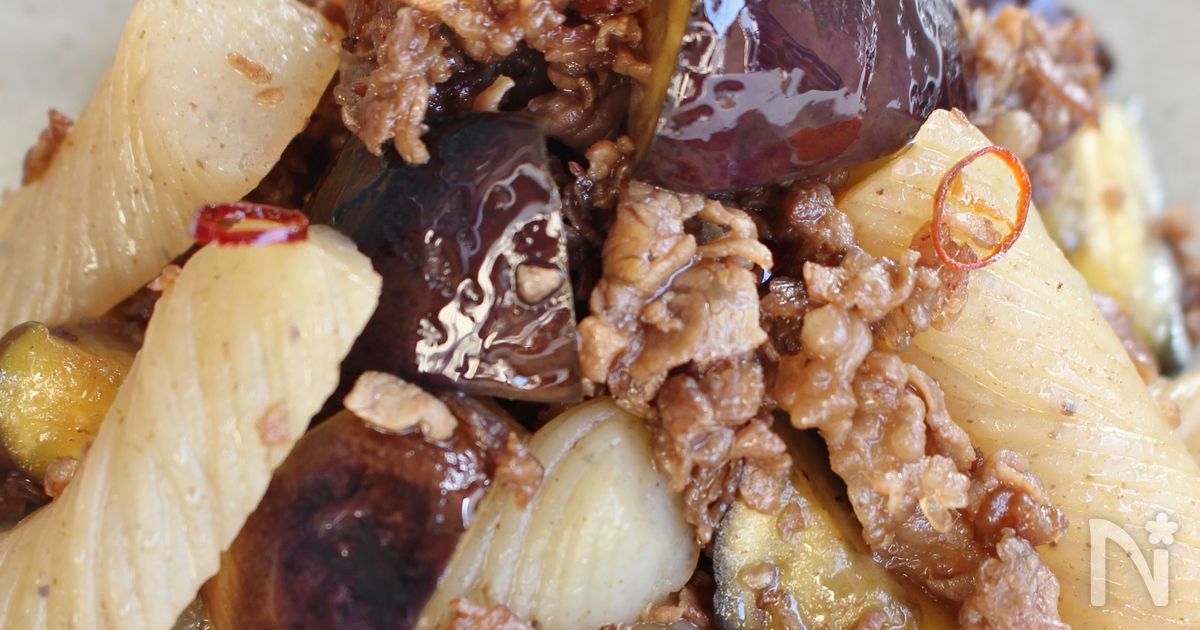 牛肉とこんにゃくの甘辛炒め