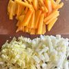 驚きのおいしさ！【柿と白菜のあまじょっぱサラダ】の工程1