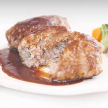 ふっくら米粉のハンバーグ/グルテンフリー