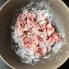 【豚こまブロッコリーのにんにく醤油マスタード炒め】節約の工程2