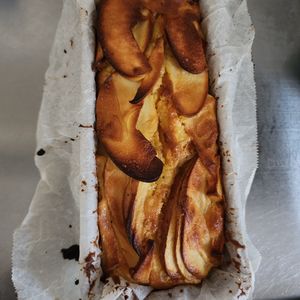 1465935の作ってみた!投稿(ホットケーキミックスで♪りんごのガトー・インビジブル)