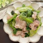 レタスが旨い！
塩だれレモンの豚レタス
